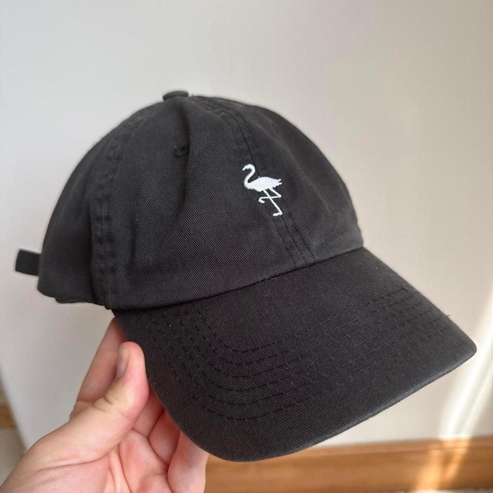 empyre black flamingo dad hat